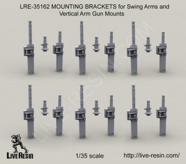 1/35 Mounting Brackets for Swing Arms and Vertical Arm Gun Mount