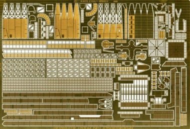 1/350 USS Nimitz Class Aircraft Carrier Late Fit Parts