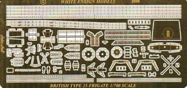 1/700 Type 23 Frigate Etching Parts