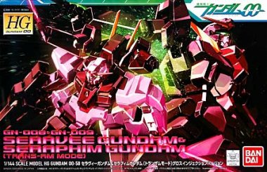 HG 1/144 GN-008/009 Seravee & Seraphim Gundam "Trans-Am Mode"