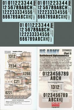 1/35 US Army OIF Battleboard Alphanumerics (Part.1)