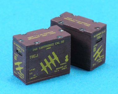 1/35 M1917 Cal.50 Ammo Crate (Linked)