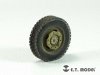 1/35 WWII German Sd.Kfz.234 Weighted Wheels Type.2 (4 pcs)