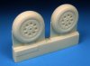 1/48 Meteor Mk.8 Main and Nose Wheel Set