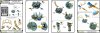 1/350 USN 40mm L/56 Bofors Twin Mount Ver.1 w/Mk.51 (6 pcs)