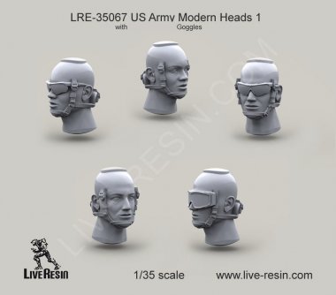 1/35 US Army Modern Heads