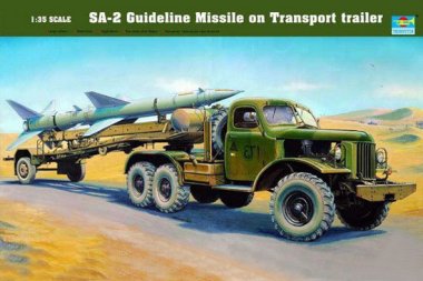 1/35 SA-2 Guideline Missile on Transport Trailer