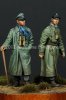 1/35 WWII German Panzer Officer "1 Panzer Division" (2 Figures)