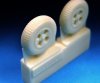 1/72 British 4-Slot 32" Wheels - Block Tread