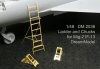 1/48 MiG-21F-13 Ladder and Chucks Etching Parts