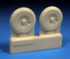 1/48 Fw190A-6 through A-9, F, D Main Wheels w/Ribbed Tire