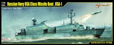 1/72 Russian Navy OSA Class Missile Boat, OSA-1