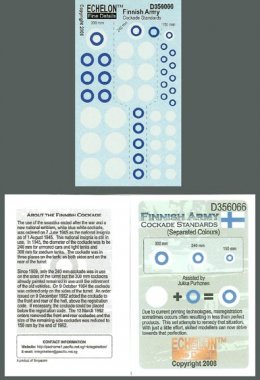 1/35 Finnish Army Cockade Standards