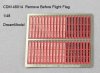 1/48 Remove Before Flight Flags Color Etching Parts