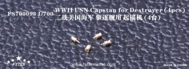 1/700 WWII USN Capstan for Destroyer (4 pcs)