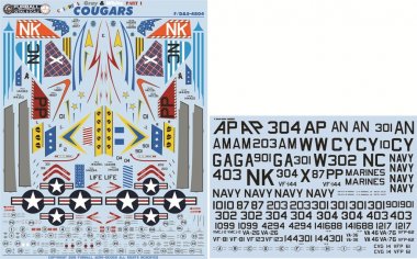 1/48 F9F-8 Cougars, Colorful Gray & White Cougars Part.1