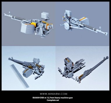 1/35 DSK-m 12.7mm Heavy Machine Gun