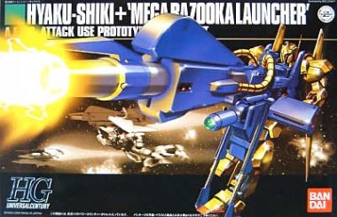 HGUC 1/144 MSN-00100 Hyaku-Shiki + Mega Bazooka Launcher