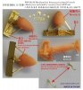 1/350 WWII IJN Medium Size Paravane for Small Vessels (8 Set)