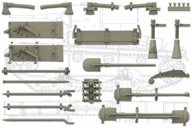 1/35 Т-26 Tool Set