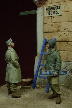 1/35 "Roosevelt Boulevard" US Soldiers, Germany 1945