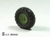 1/35 French VBL Armour Car Weighted Wheels for Hobby Boss