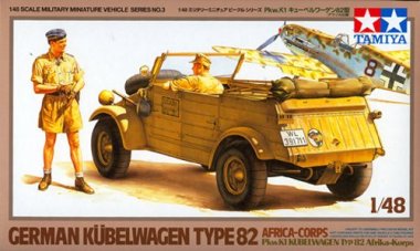 1/48 German Kubelwagen Type 82 "Africa Corps"