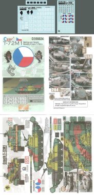 1/35 Czech T-72M1 Markings & Generic