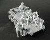 1/35 WWII Japanese Tank Crew and Infantry at Rest