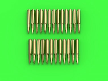 1/16 M1919 Browning Cal.30 7.62mm Ammo (25 pcs)