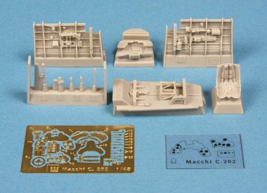 1/48 Macchi C.202 Folgore Cockpit Set for Hasegawa