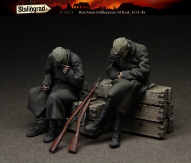 1/35 Red Army Artillerymen At Rest, 1941-45