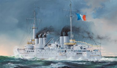 1/350 French Navy Pre-Dreadnought Battleship Condorcet