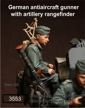 1/35 German Anti-Aircraft Gunner with Artillery Rangefinder