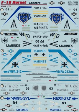 1/72 F/A-18 Hornet, Lancers Part.3