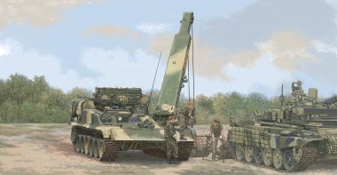 1/35 Russian BREM-1M Armoured Recovery Vehicle