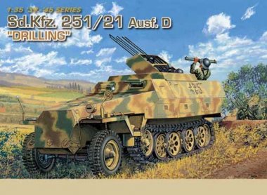 1/35 German Sd.Kfz.251/21 Ausf.D "Drilling"