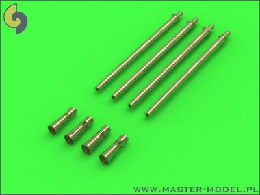 1/35 German 2cm L/65 Flakvierling 38 Gun Barrels (4pcs)