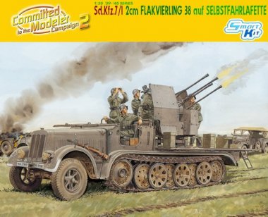 1/35 German Sd.Kfz.7/1 2cm Flakvierling 38 auf Selbstfahrlafette