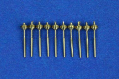 1/700 USS Universal Naval Gun 127mm (5") L/38 Barrel (10 pcs)