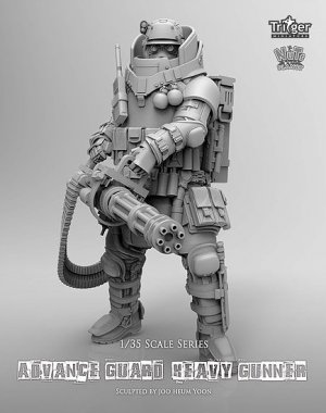 1/35 Advance Guard Heavy Gunner