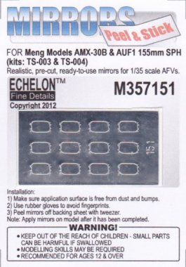 1/35 AMX-30B & AUF1 155mm SPH for Meng Model