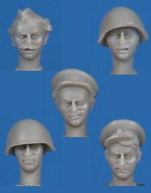 1/35 Soviet Heads