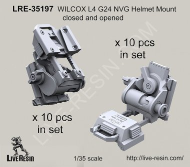 1/35 L4 G24 NVG Helmet Mount Closed and Opened