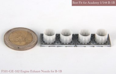 1/144 B-1B Exhaust Nozzle Set (Opened) for Academy