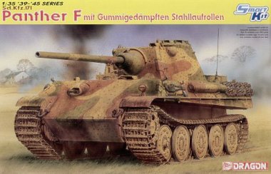 1/35 German Panther F mit Gummigedampften Stahllaufrollen