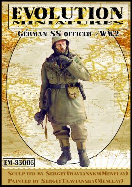 1/35 WWII German SS Officer