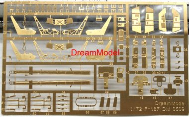 1/72 F/A-18F Super Hornet Detail Up Etching Parts for Hasegawa