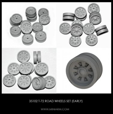 1/35 T-72 Road Wheels Set Early (24 pcs)