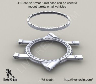1/35 Armor Turret Base for All Vehicles